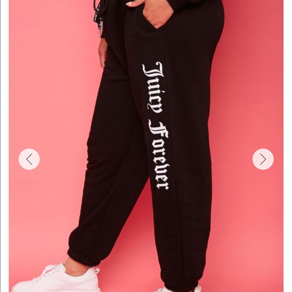 Juicy forever plus size fleece jogger size 2x